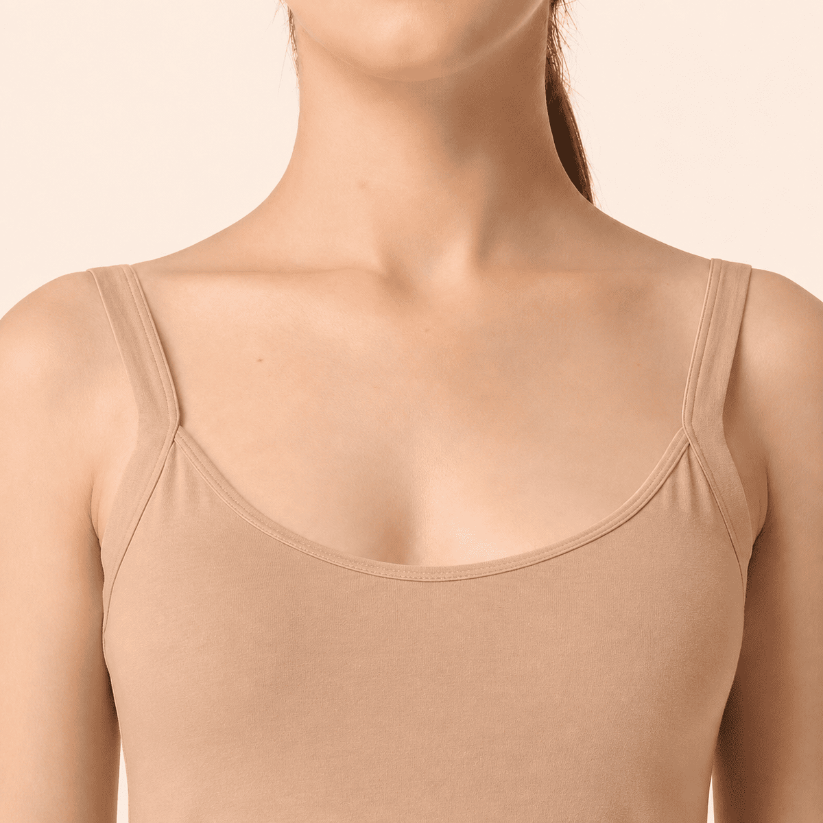 Skin Cotton Scoop Neck Long Camisole – Renova