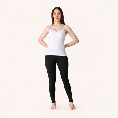 White Adjustable Strap Bra Camisole – Renova