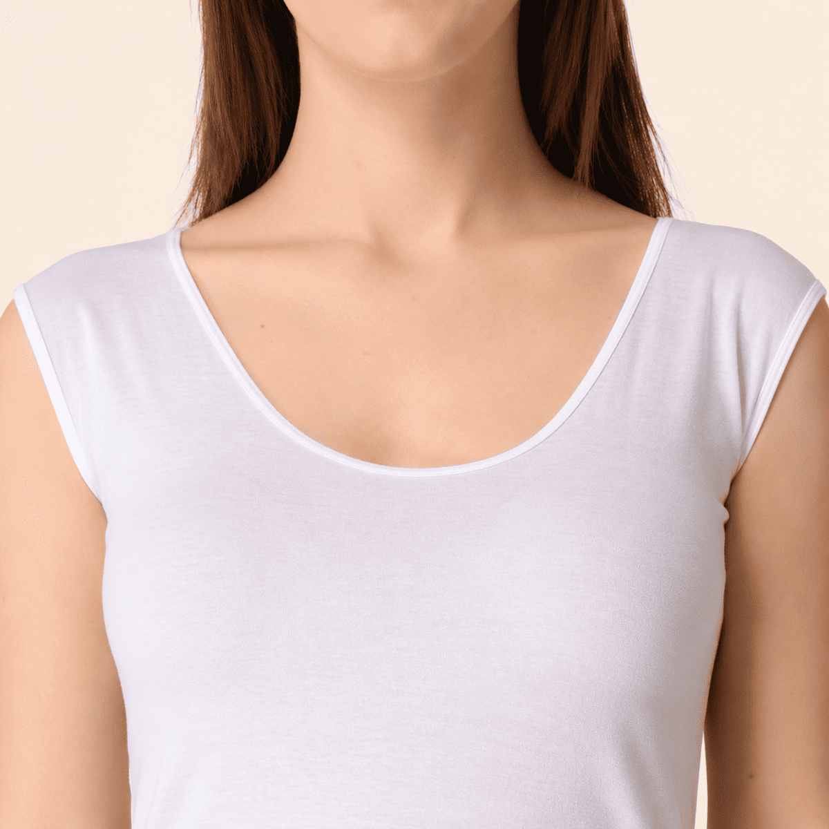 White Cotton Cap Sleeve Camisole – Renova
