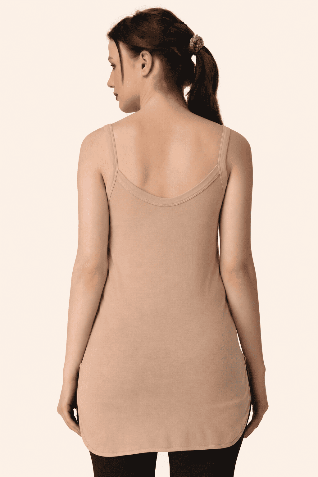 Skin Cotton Scoop Neck Long Camisole – Renova