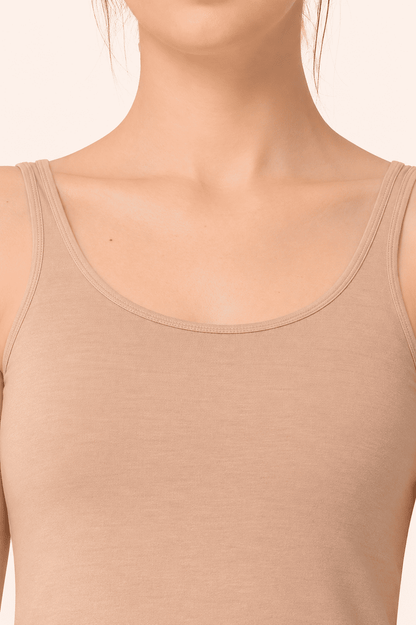 Skin Cotton Broad Strap Waist Length Camisole – Renova