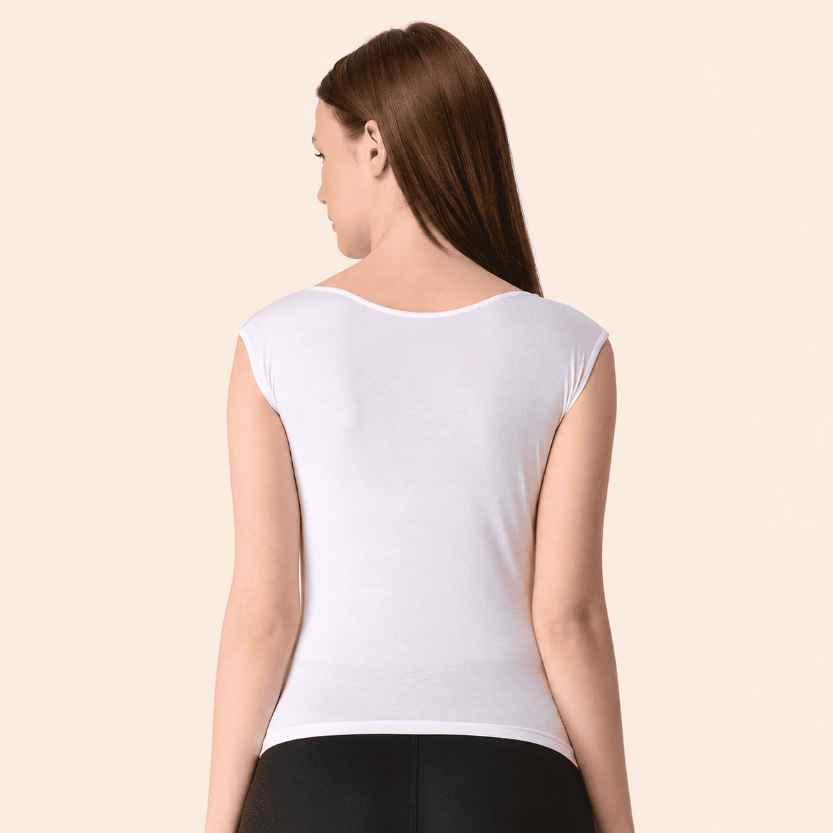 White Cotton Cap Sleeve Camisole – Renova