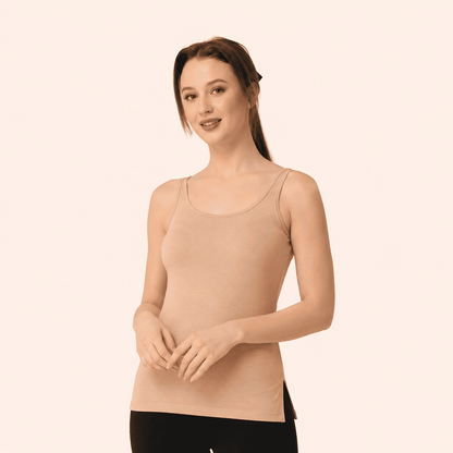 Skin Cotton Broad Strap Waist Length Camisole – Renova