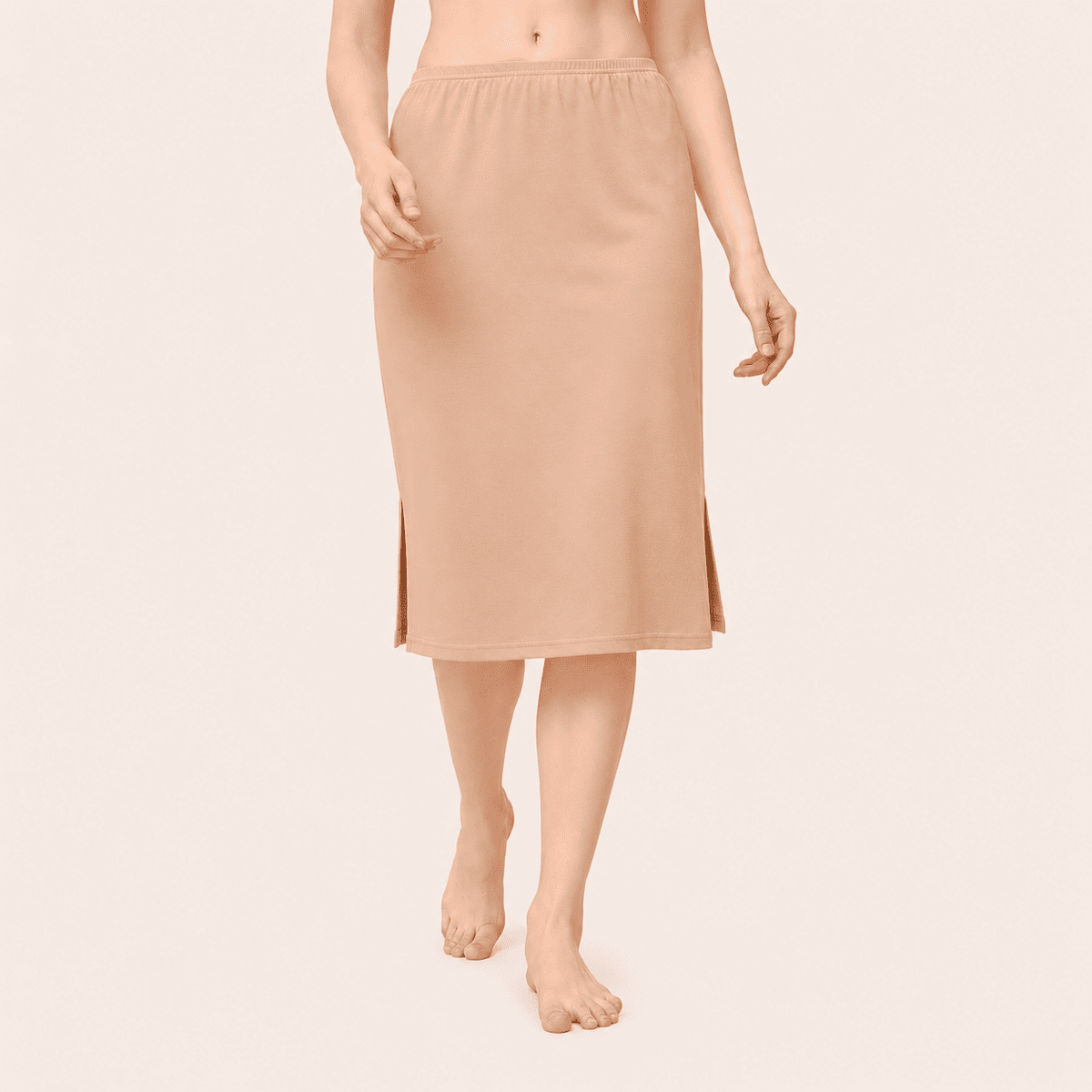 Skin Cotton Inner Elastic Under Skirt Slip 26 Inch – Renova