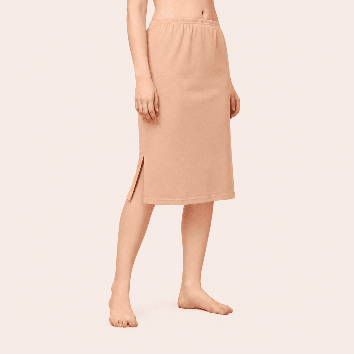 Skin Cotton Inner Elastic Under Skirt Slip 26 Inch – Renova