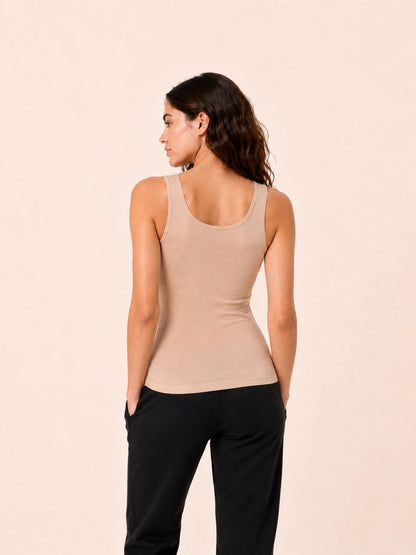Skin Cotton Stretch Basic Tank Top – Renova