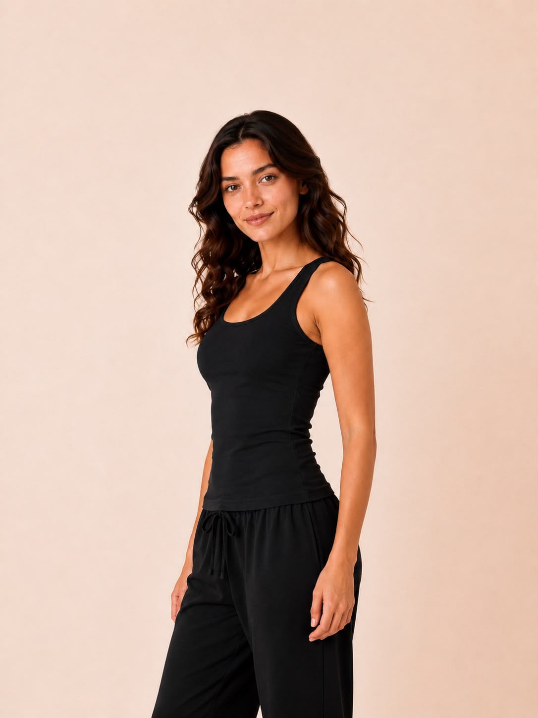 Black Women's Double Layered Broad Strap Camisole – Renova