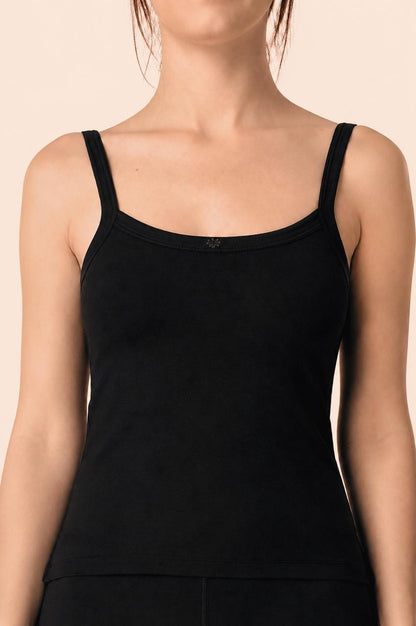 Black Cotton Broad Strap Camisole – Renova