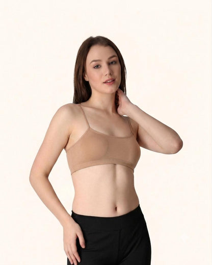 Skin Thin Strap Stretch Cotton Crop Top – Renova
