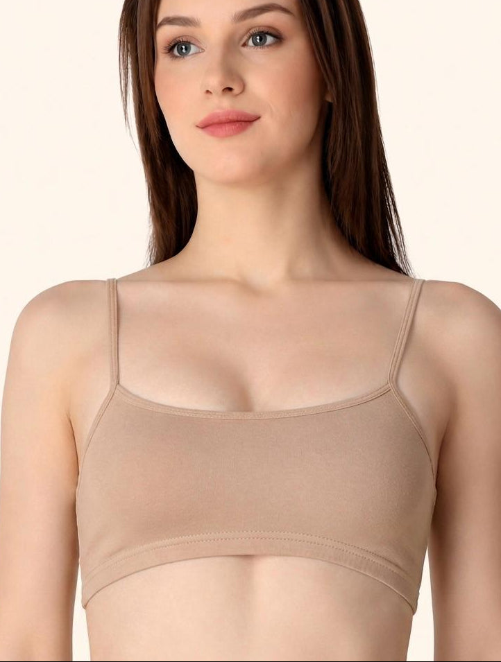 Skin Thin Strap Stretch Cotton Crop Top – Renova