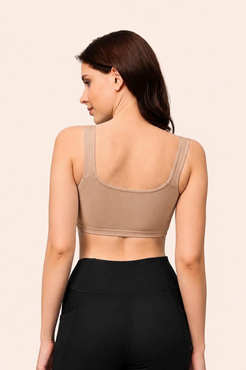 Skin Broad Strap Crop Top Stretch Cotton – Renova