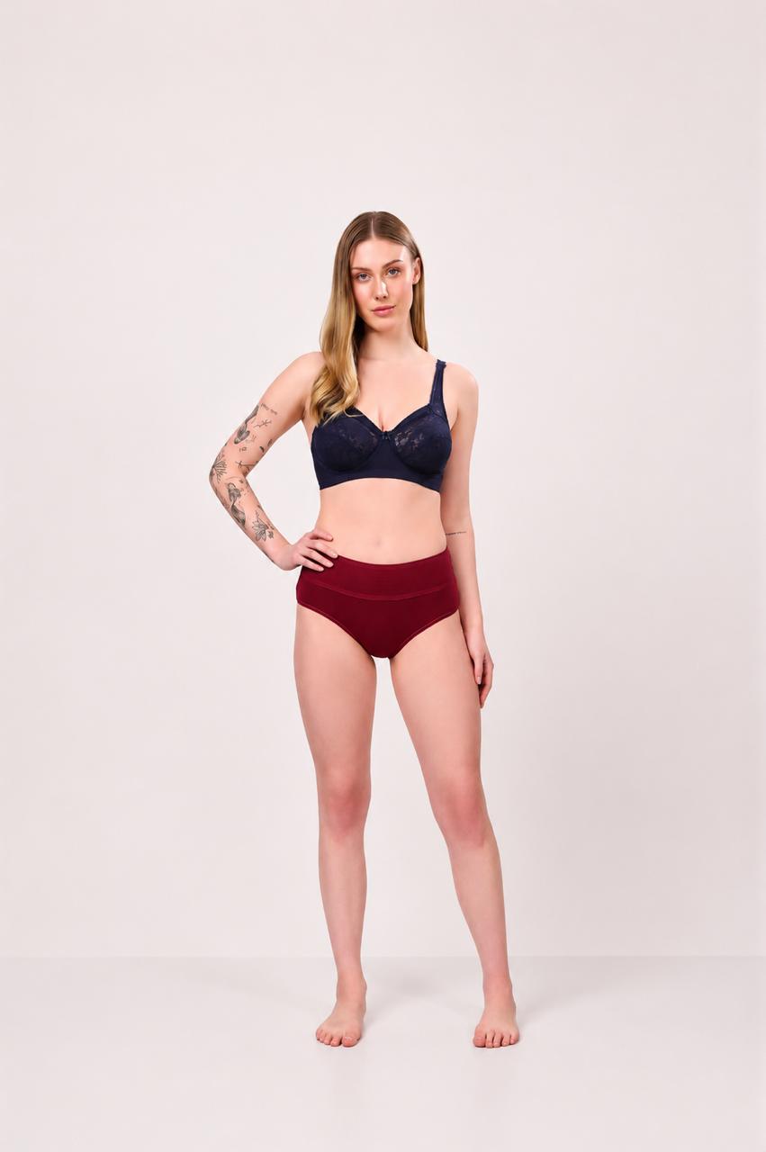 Assorted Rib Broad Outer Elastic Hipster Panty – Renova