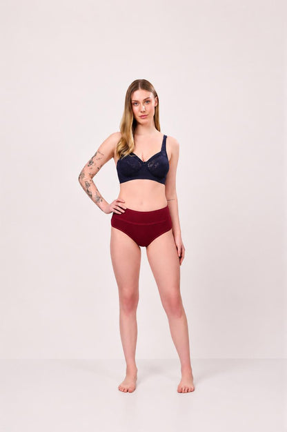 Assorted Rib Broad Outer Elastic Hipster Panty – Renova