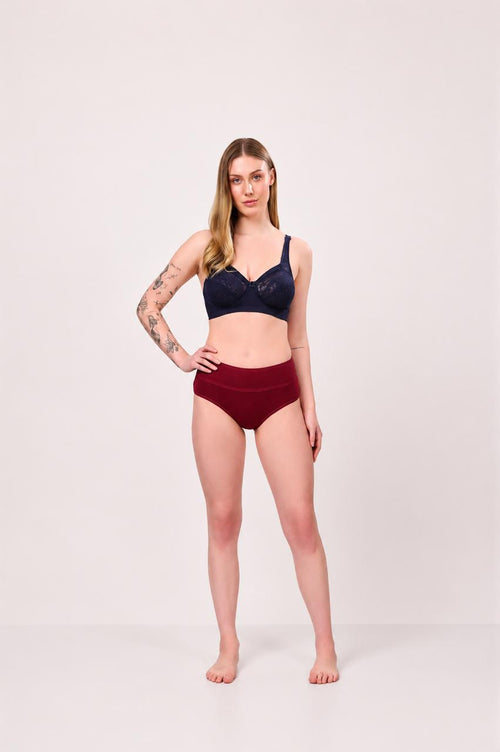 Assorted Rib Broad Outer Elastic Hipster Panty – Renova