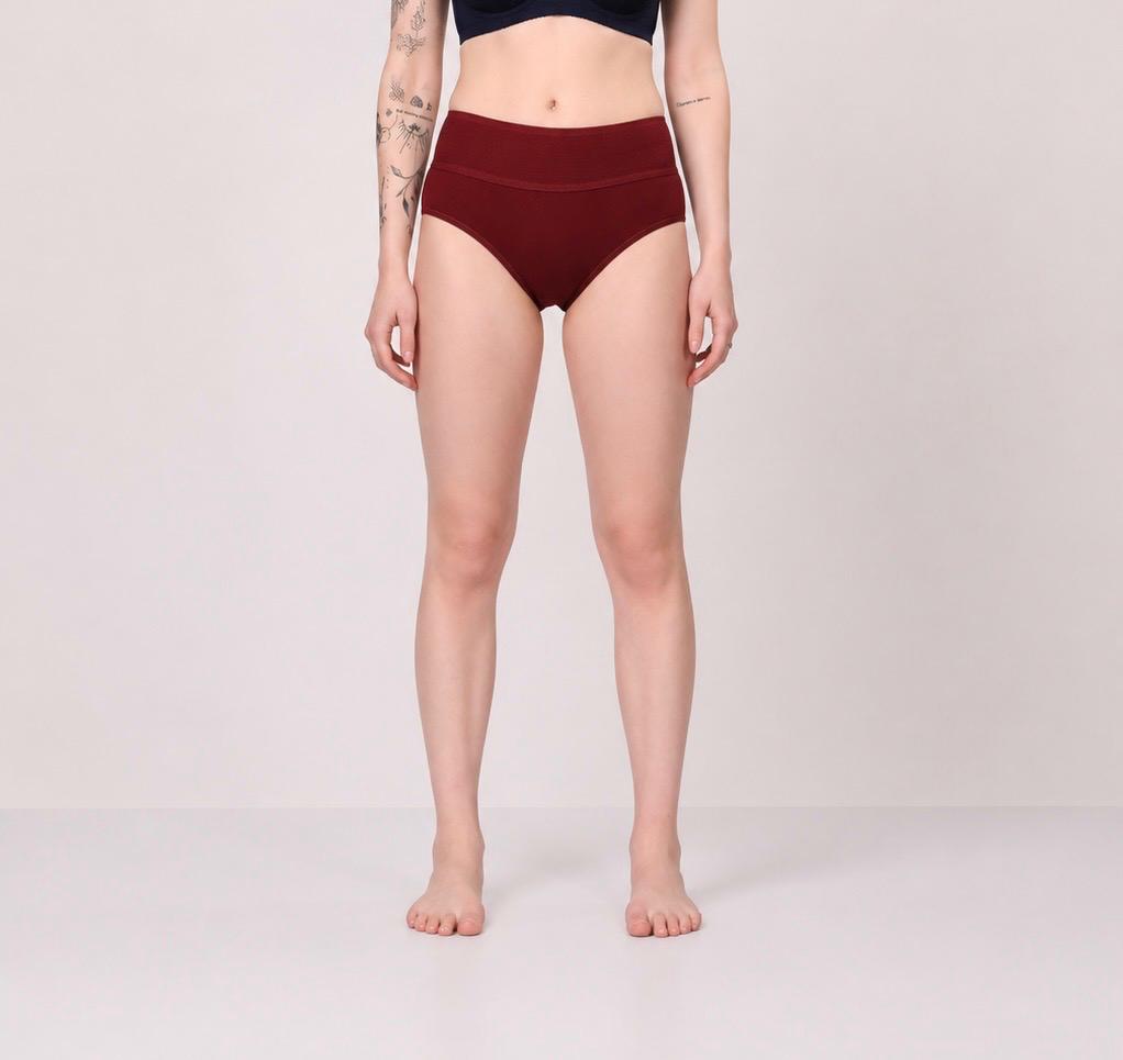 Assorted Rib Broad Outer Elastic Hipster Panty – Renova
