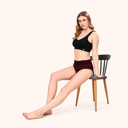 Cotton Broad Outer Elastic Hipster Panty – Pack of 3