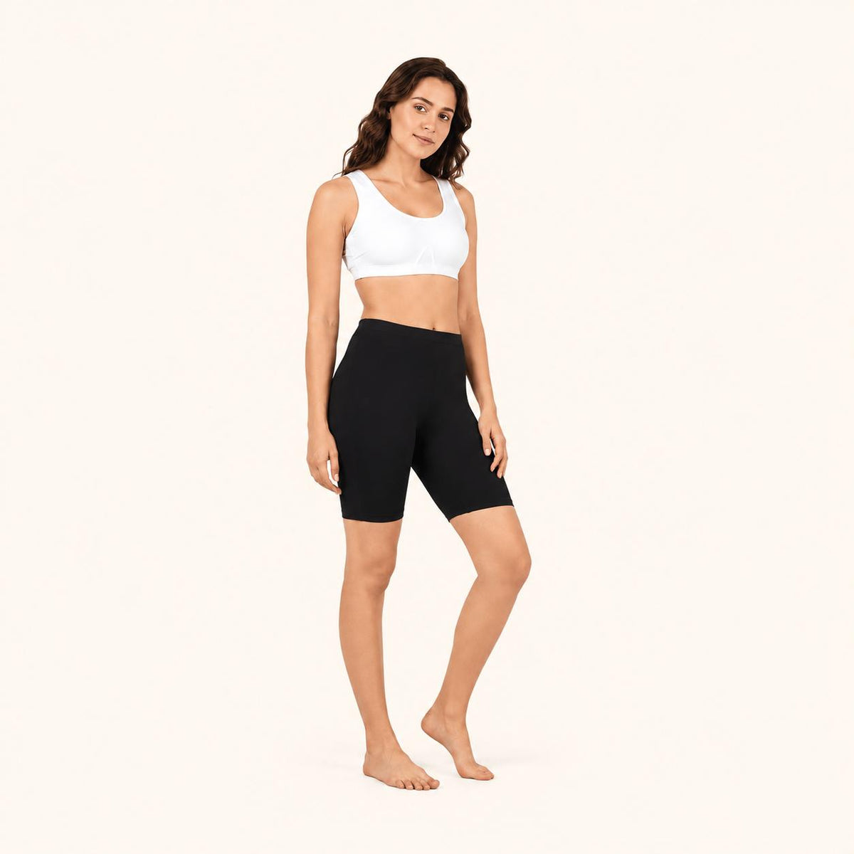 Black 100% Cotton Cycling Short – Renova