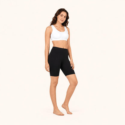 Black 100% Cotton Cycling Short – Renova