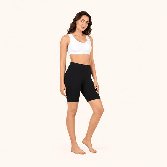 Black 100% Cotton Cycling Short – Renova