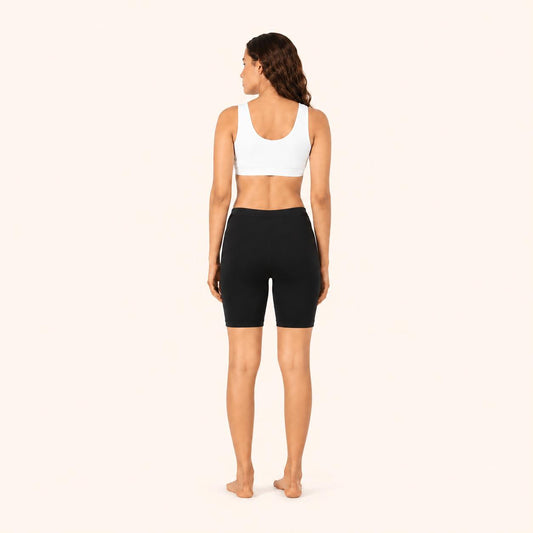 Black 100% Cotton Cycling Short – Renova