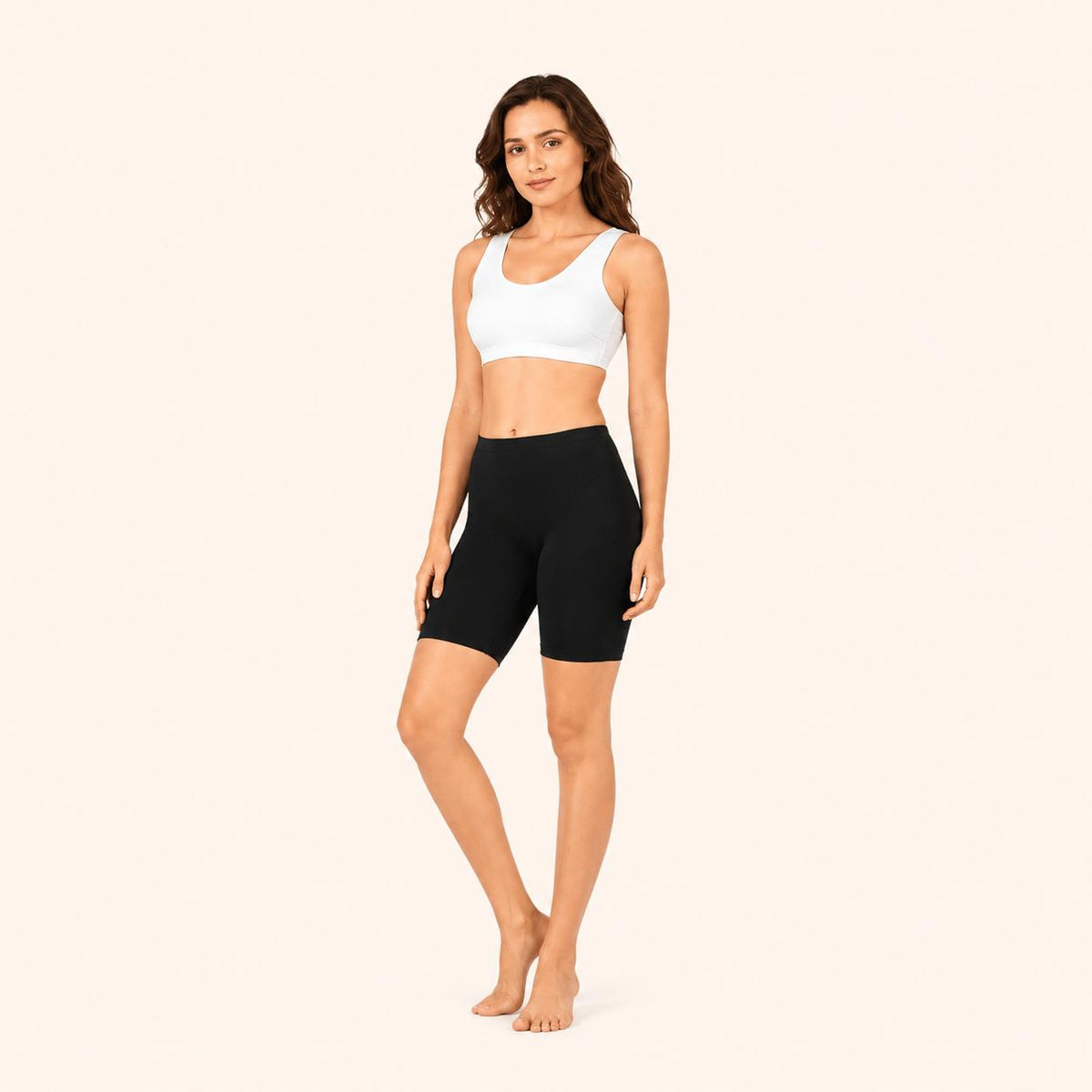 Black 100% Cotton Cycling Short – Renova