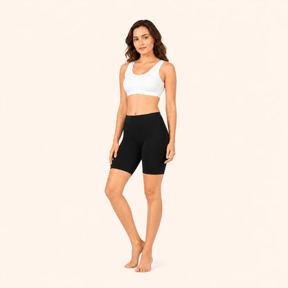 Black 100% Cotton Cycling Short – Renova