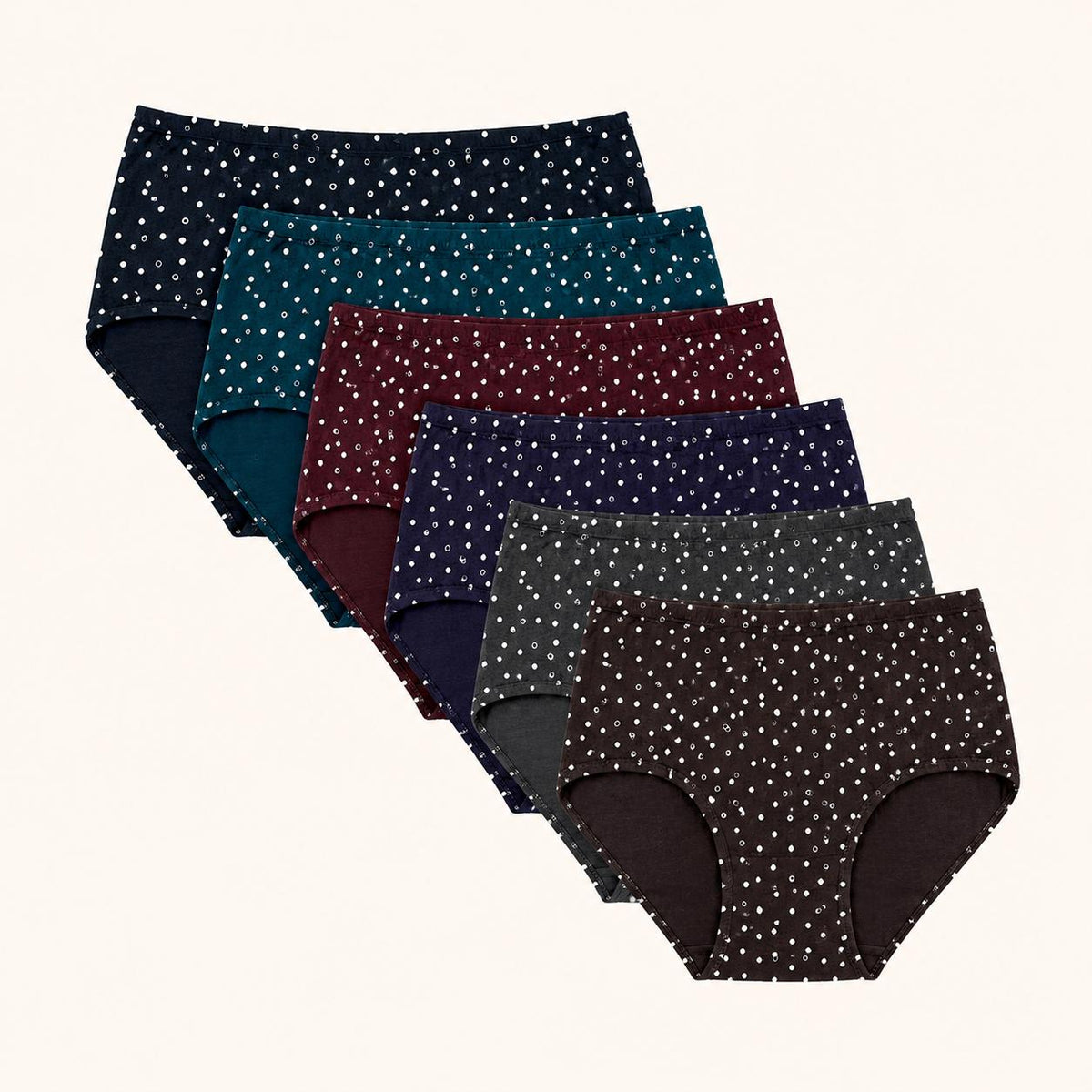 Dot Assorted Premium Printed Cotton Panty – Renova