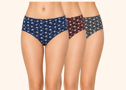 Floral Assorted Premium Printed Cotton Panty – Renova