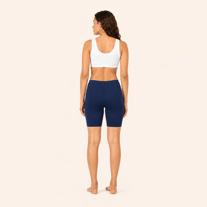 Navy 100% Cotton Cycling Short – Renova