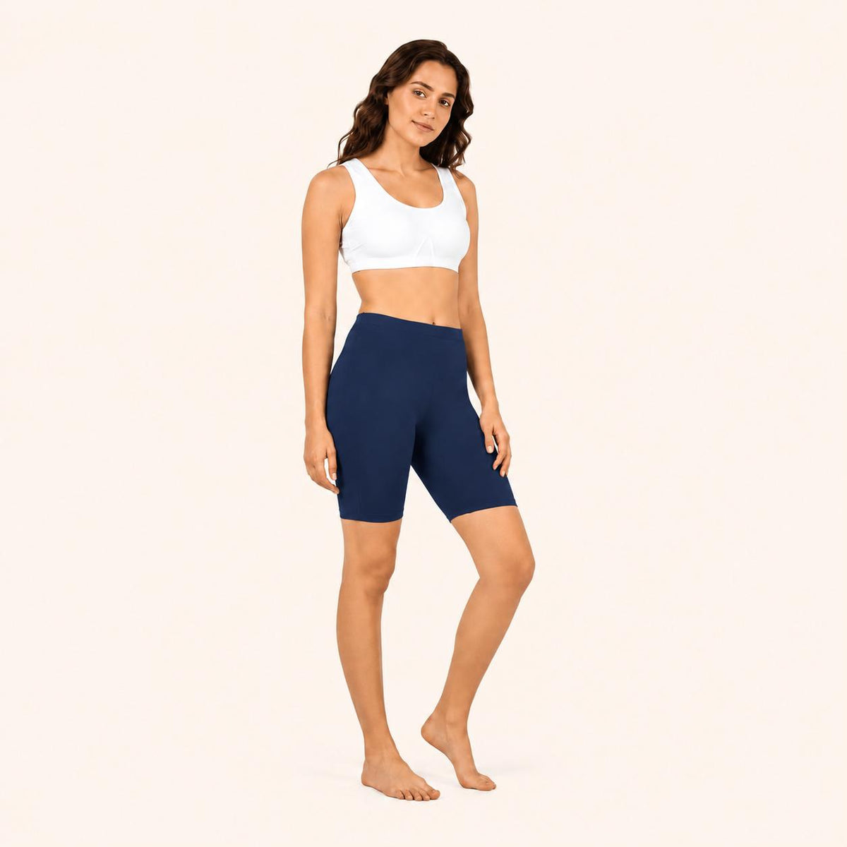 Navy 100% Cotton Cycling Short – Renova