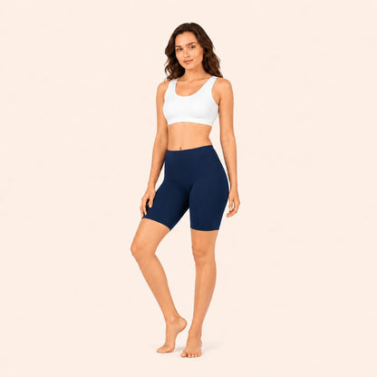 Navy 100% Cotton Cycling Short – Renova