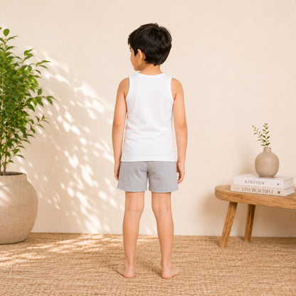 White Boys Premium Cotton Vest – Renova
