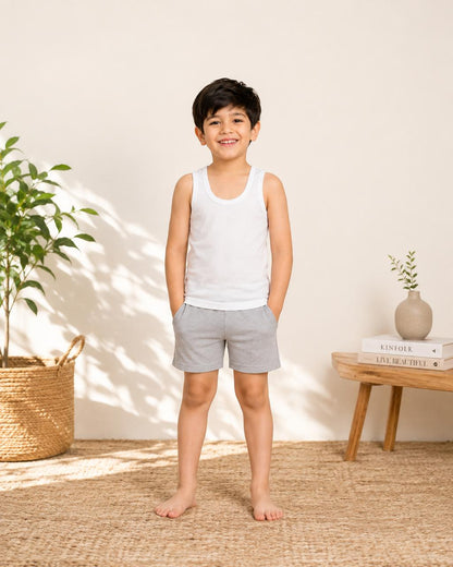 White Boys Premium Cotton Vest – Renova