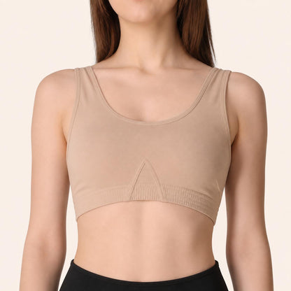 Skin Racerback Wire-Free Stretch Sports Bra – Renova