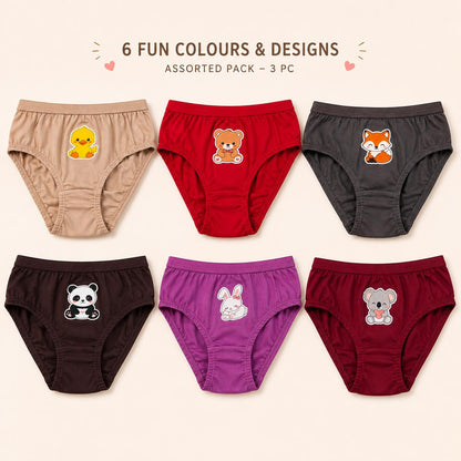 Assorted Girls Cotton Character Panty – Renova