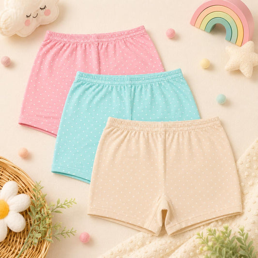 Girls Cotton Bloomer – Pack of 3