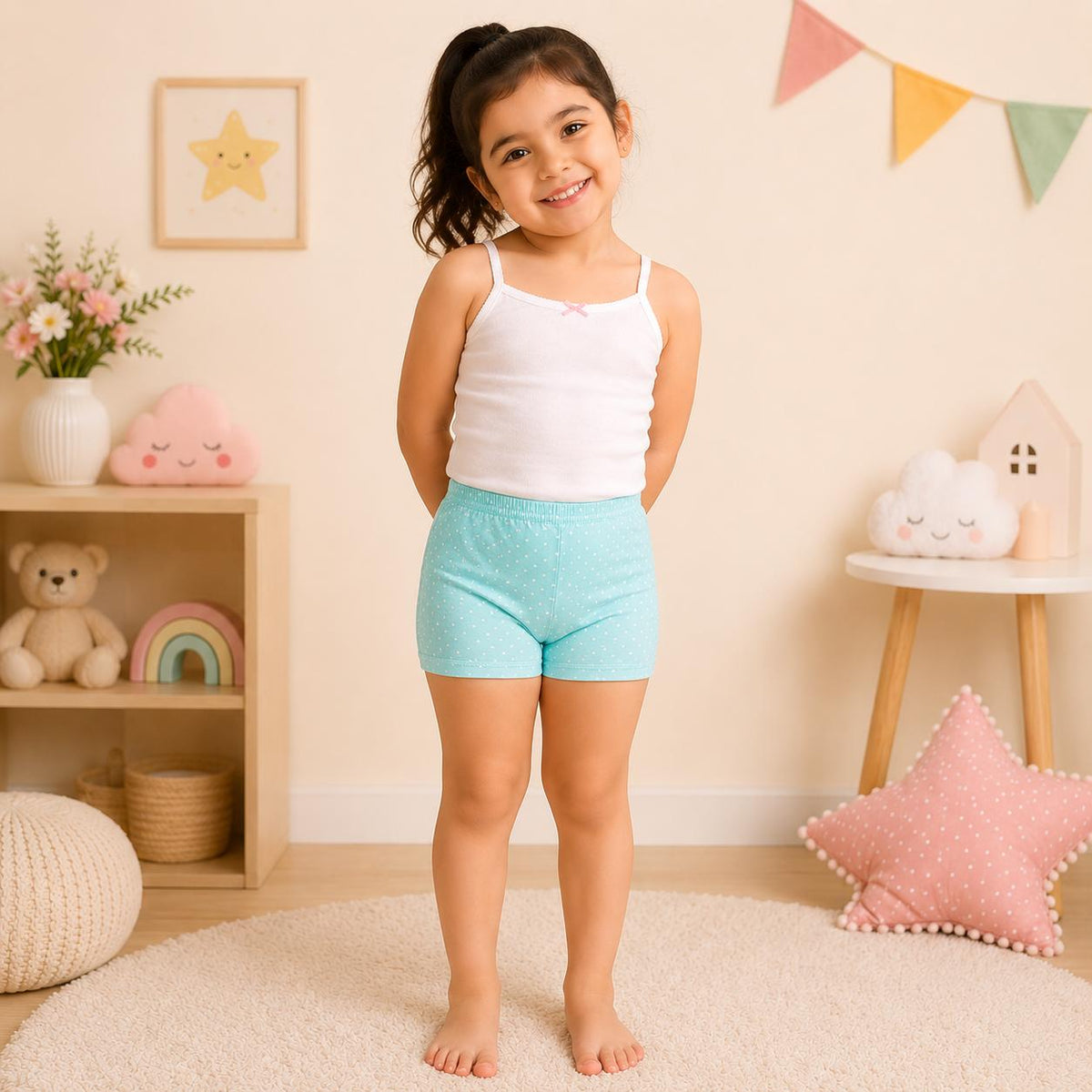 Girls Cotton Bloomer – Pack of 3