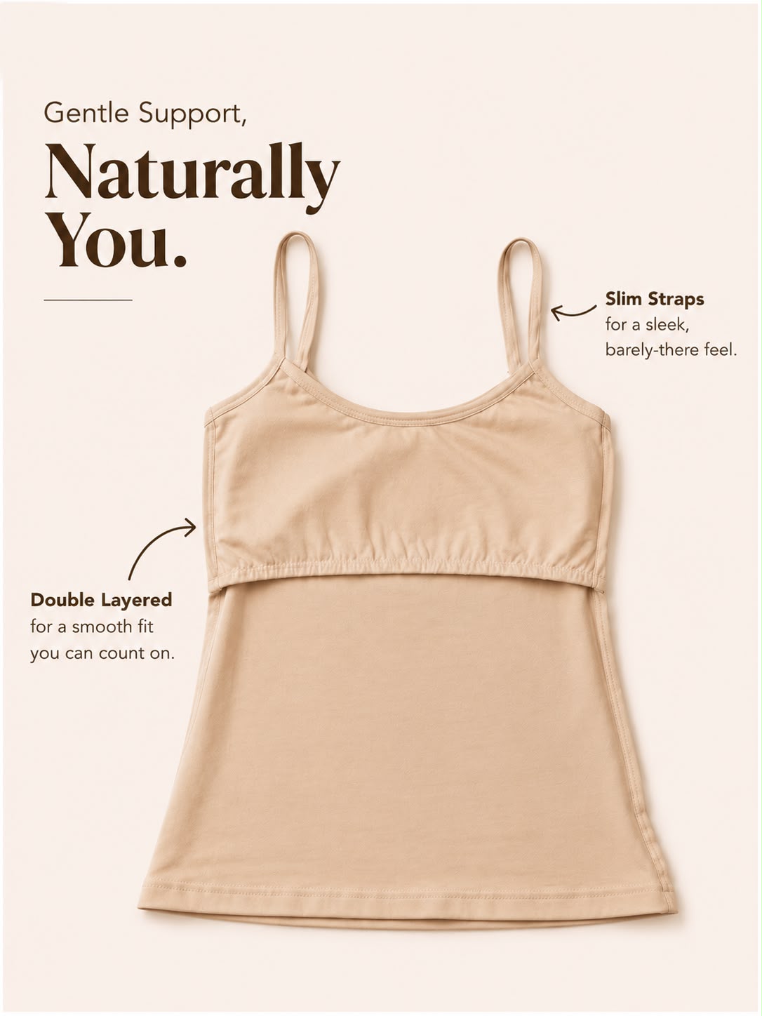 Skin Women's Double Layered Thin Strap Camisole – Renova