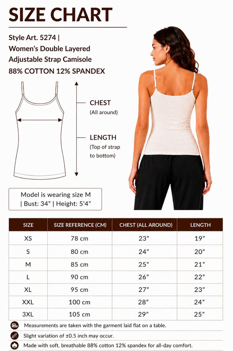 Size & Fit Chart