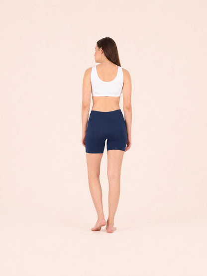 Navy Cotton Stretch Cycling Short – Renova